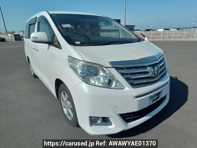 2012 Toyota Alphard ANH20W Ref no. AWAWYAE01370